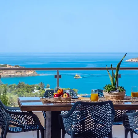 Thea Panoramic Sea View Appartement Agios Nikolaos Buitenkant foto